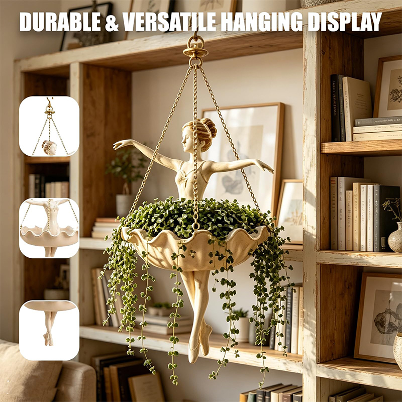 Ballet Dancer Hanging Planter  - Spider Plant Hanging 评论和价格