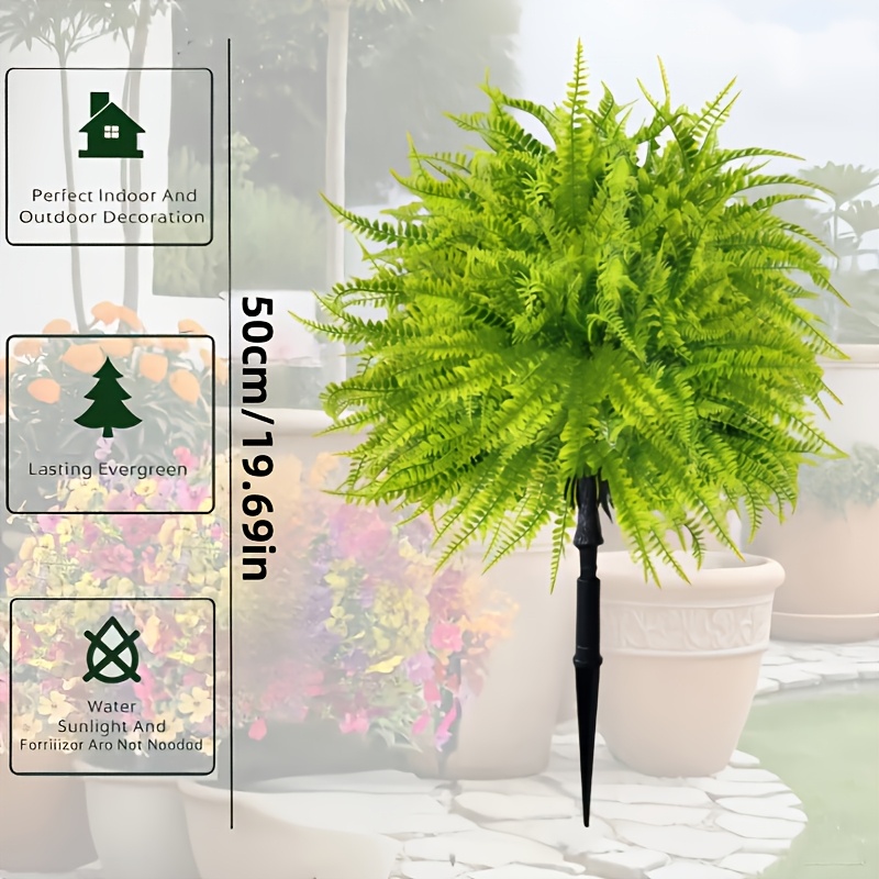2pcs - 44cm Fern Ground Insert - Dracaena Marginata 评论和价格
