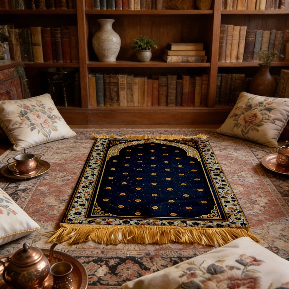 Polyester Muslim Prayer Rug Po - Maranta Prayer Plant 评论和价格