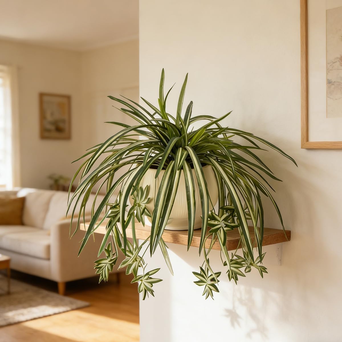 4PCS Artificial Hanging Spider - Spider Plant Hanging 评论和价格