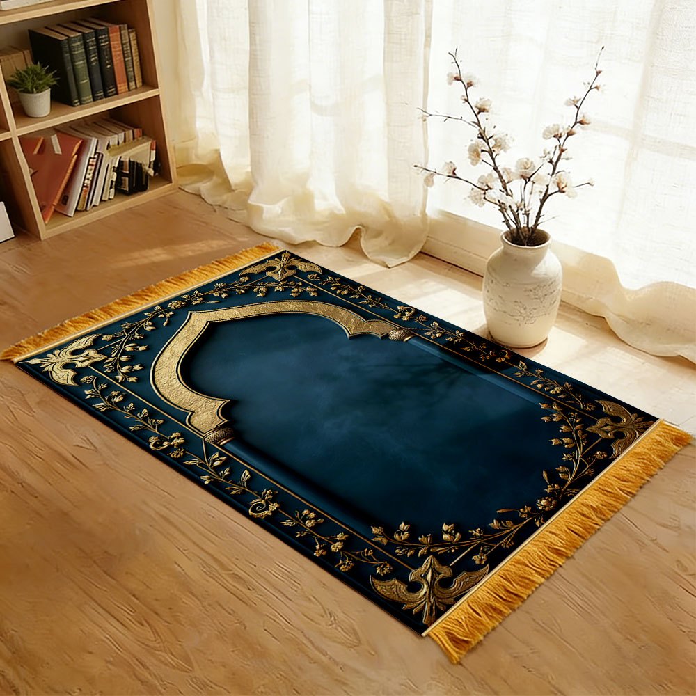 VIKAMA Muslim Prayer Rug with  - Maranta Prayer Plant 评论和价格