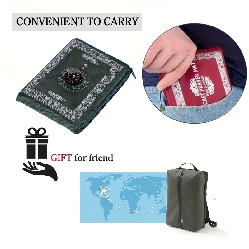 Portable Prayer Rug Waterproof - Maranta Prayer Plant 评论和价格