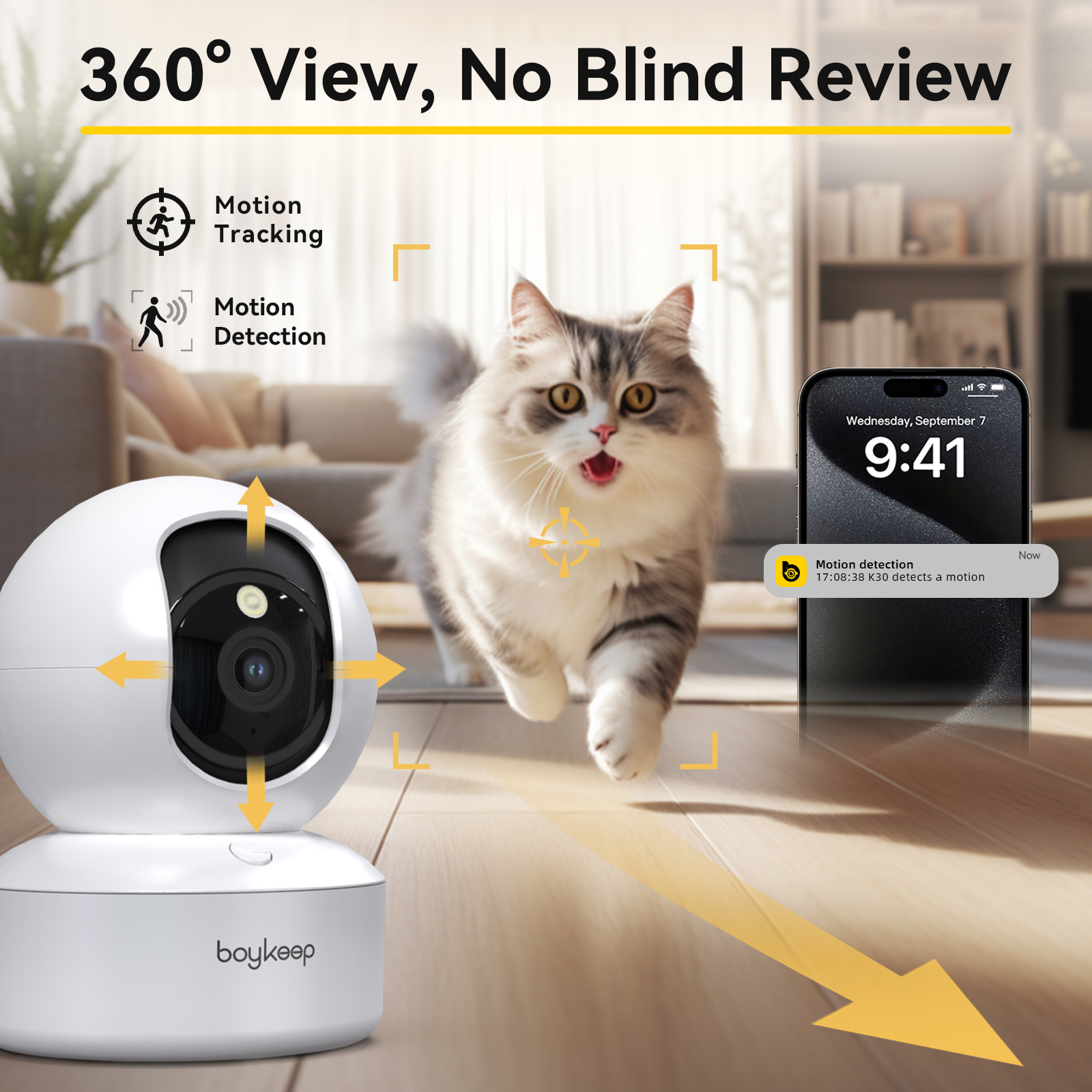 Boykeep 2K Pet Dog Camera with - Eufy Camera E220 评论和价格