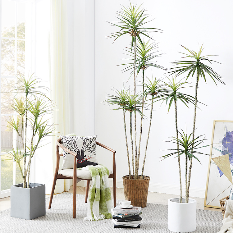 Artificial Plastic Potted ​Pla - Dracaena Marginata 评论和价格